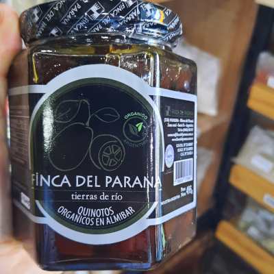 Quinotos organicos en almibar