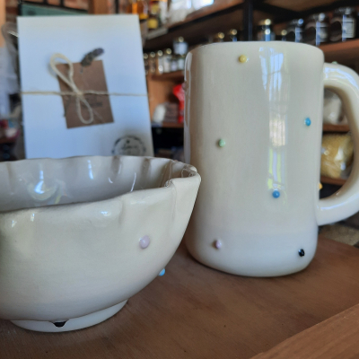 Chopp + cuenco (puntitos)