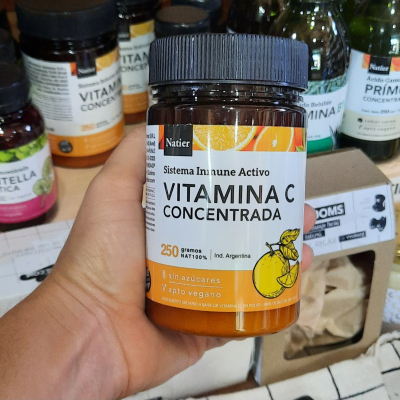 Vitamina c en polvo