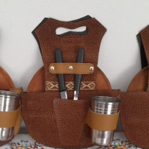 Set asado (vaso-tabla-cubiertos)