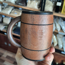 Jarro de madera con interior de acero el lapacho