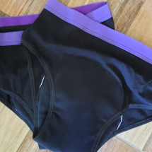 Bombacha menstrual menarquia - talle m - celeste